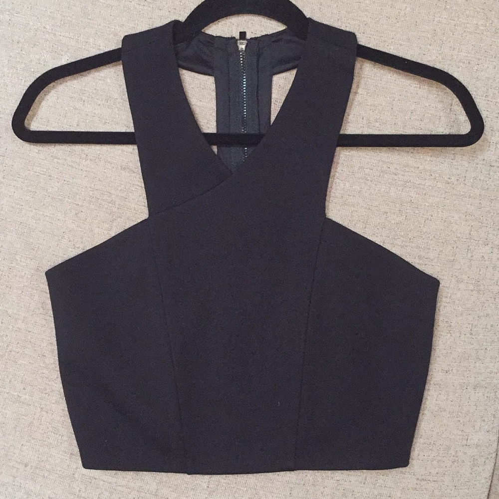 Express crop top in black! NEW